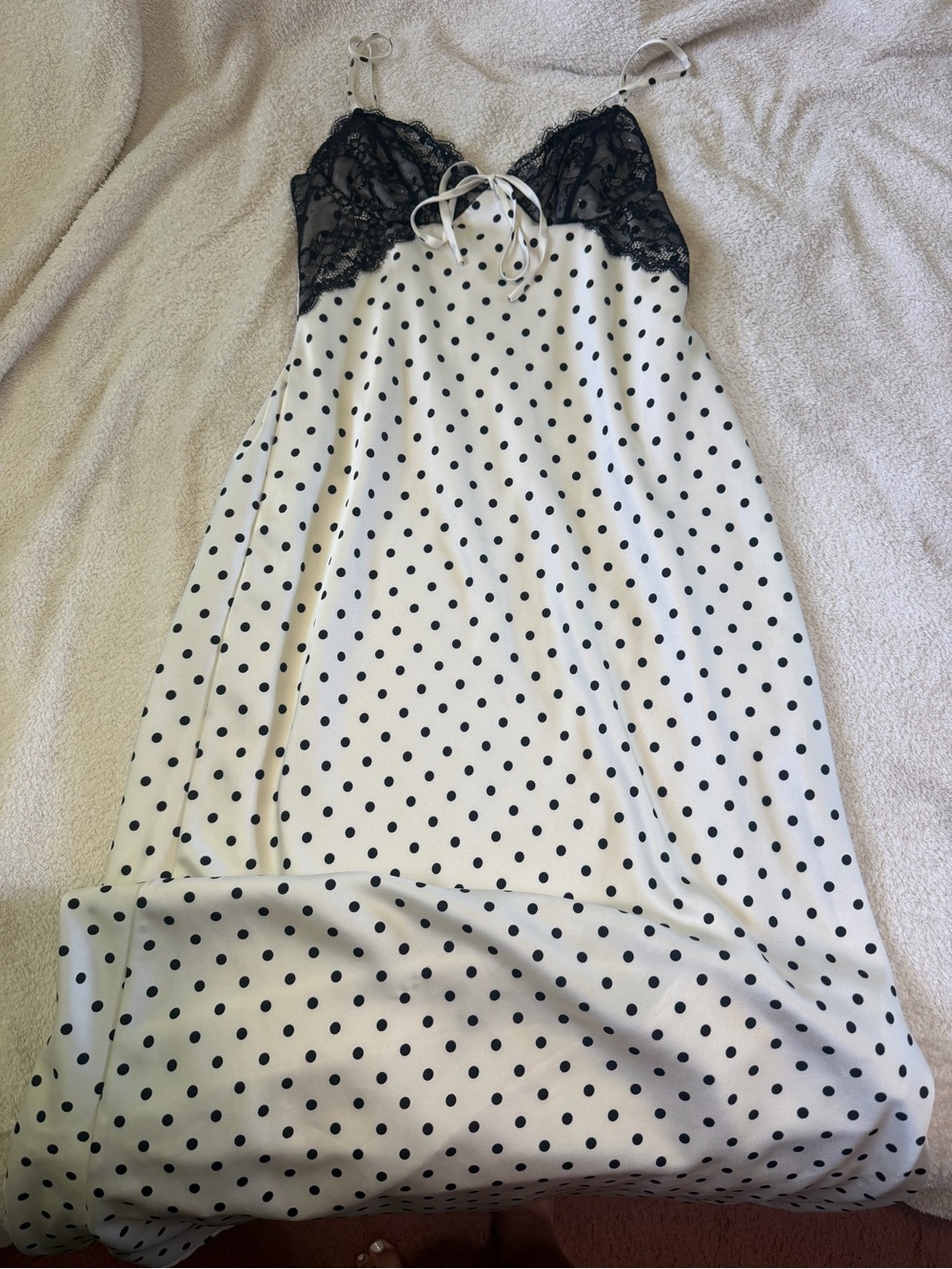 Jessica Simpson polka dot slip dress size large